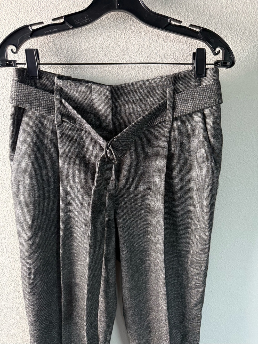 Brunello Cucinelli Paper Bag Wool Cashmere Blend Trouser Pants Women’s Size 4 - Picture 5 of 16